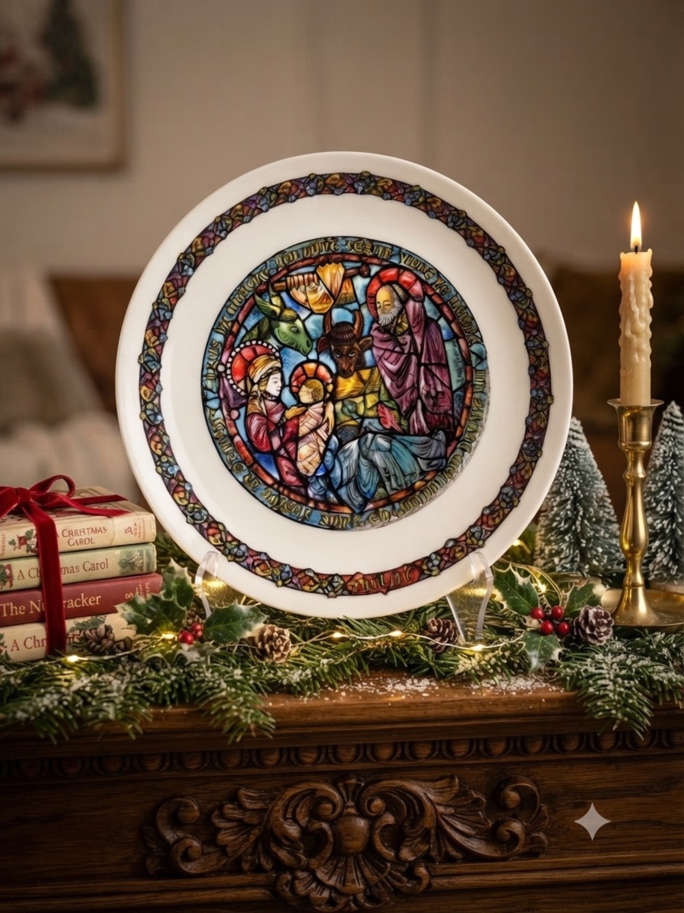 Vintage 1976 Porcelain Limoges "The Nativity Scene" by Henri D'Arceau France